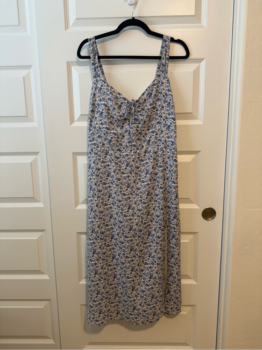 Abercrombie Floral Blue & White Summer Slip Dress